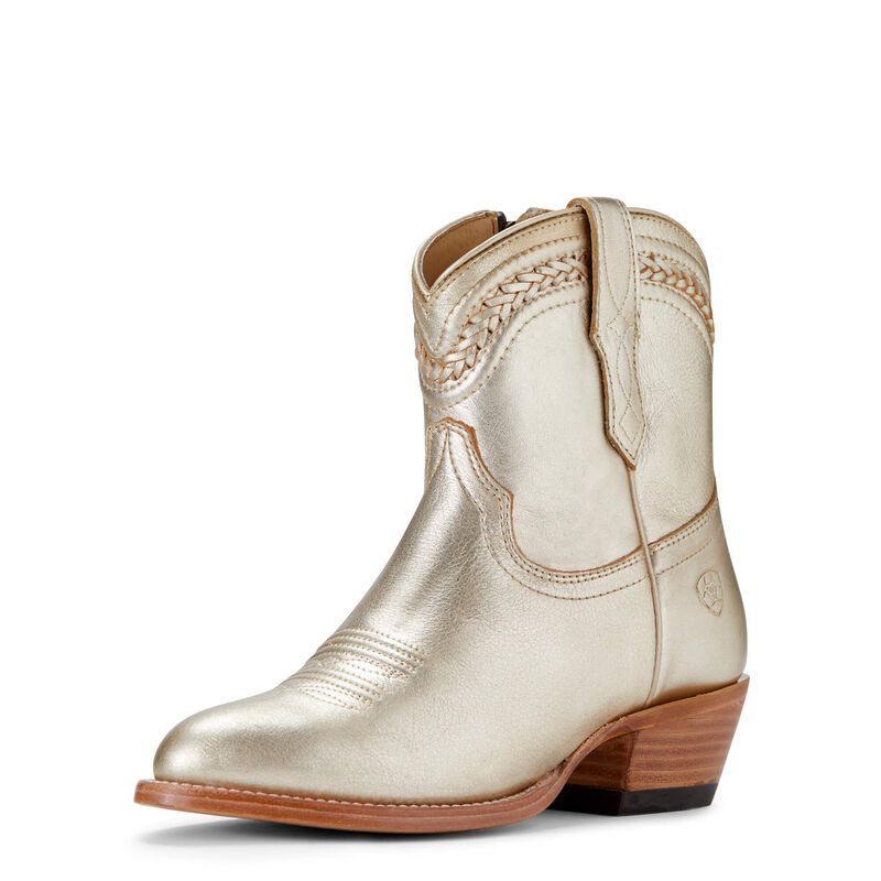 Ariat Legacy R Toe Metal Altın Western Csizma Bayan (38467-255)